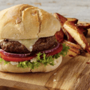 Foto de Hamburguesa Veggie + papas fritas