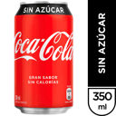 Foto de Coca Cola Zero 350 ml.