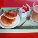 Foto de Café en Jarrito + 1 Medialuna