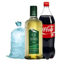 Foto de [PROMO] Pisco Alto del Carmen 1L + Bebida 3 L + Hielo