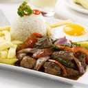 Foto de Lomo Fino Saltado con Papas Fritas y Arroz