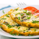 Foto de Omelete de champiñones con queso y jamón 