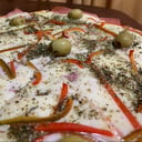Foto de Pizza Jamon Y Morrones