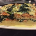 Foto de Salmon atlantico, espinca a la crema