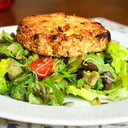 Foto de Hamburguesa Vegana al Plato