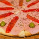 Foto de Pizza Jamon y morrones