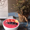 Foto de Smoothie (Batido) de frutos rojos