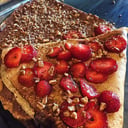 Foto de Nutella, fresa y nuez