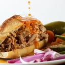 Foto de TORTA AHOGADA CON CARNITAS