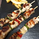 Foto de Brocheta de pollo y pimientos