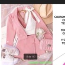 Foto de Coordinado premium rosa/blanco