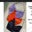 Foto de Top con cadena y copas cadena en el cuello