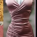 Foto de Vestido tirantes cuello V con jareta
