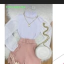 Foto de Coordinado top manga larga transparente/short
