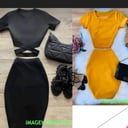 Foto de Coordinado falda larga/ top manga corta