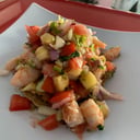 Foto de Tostada ceviche de camarón 