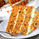 Foto de PASTEL ZANAHORIA REBANADA