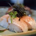 Foto de Fat Salmon nigiri