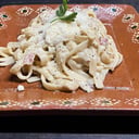 Foto de FETUCCINI A LA CARBONARA