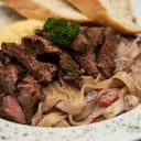 Foto de Pasta al Vino con solomito ( o vegetariana) 