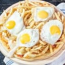 Foto de Papa y huevo frito