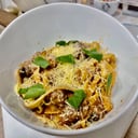 Foto de PASTA BUCATINI A LA BOLOGNESA