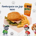 Foto de Paquete kids hamburguesa papas y jugo