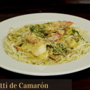 Foto de Spagetti de Camarón en salsa de Champiñones
