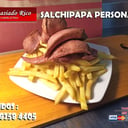 Foto de Salchipapas Personal + 1 Pote Salsa