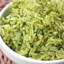 Foto de Arroz verde con cilantro 