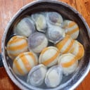 Foto de Sorrentinos de cordero + salsa de queso de cabra con nueces