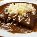 Foto de Enchiladas de Mole con Pollo (3 piezas) - 504 kcal