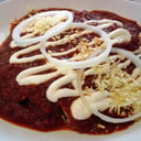 Foto de Enchiladas Rojas con pollo (3 piezas) - 336 kcal