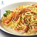 Foto de Spaguettis a La Crema Con Camarones