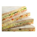 Foto de Sandwich de miga de Jamón y Queso