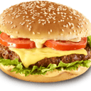 Foto de HAMBURGUESA + fritas