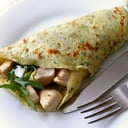 Foto de Crepe (low carb) relleno de pollo