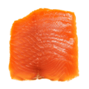 Foto de salmon ahumado fileteado