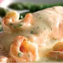 Foto de Salmón con Salsa de camarones
