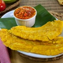 Foto de Tostadas Platano con Criolla