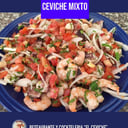 Foto de Ceviche mixto mediano tradicional.
