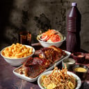 Foto de 1 pollo + papas + chaufa + ensalada + 1.5L Chicha ó Maracuyá