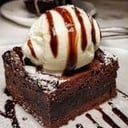 Foto de BROWNIE CON HELADO