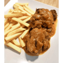 Foto de Carrillada Ibérica Al Horno En Salsa De Setas