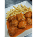 Foto de Albóndigas De Sepia En Salsa De Gambas