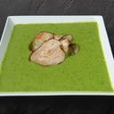Foto de Crema de vegetales con chips de pera