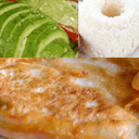 Foto de TILAPIA ARREBOSADA CON ARROZ Y ENSALADA DE PALTA