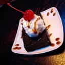 Foto de Brownie con helado 