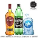 Foto de COMBO WHISKY 2  (Whisky Grants 1L + Ginger Evervess  1.5 L + hielo)