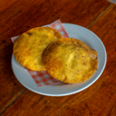 Foto de Arepa con doble huevo